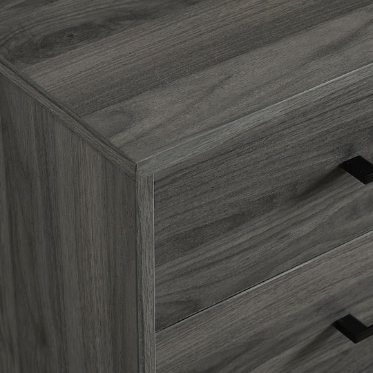 Walker Edison Slate Gray Modern Side Table